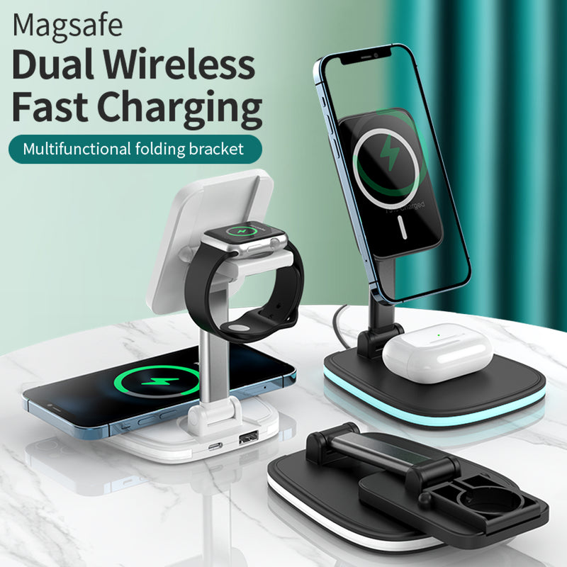 Buy MMAK 3-in-1 Wireless Charger 15W Fast Charge Foldable Charging