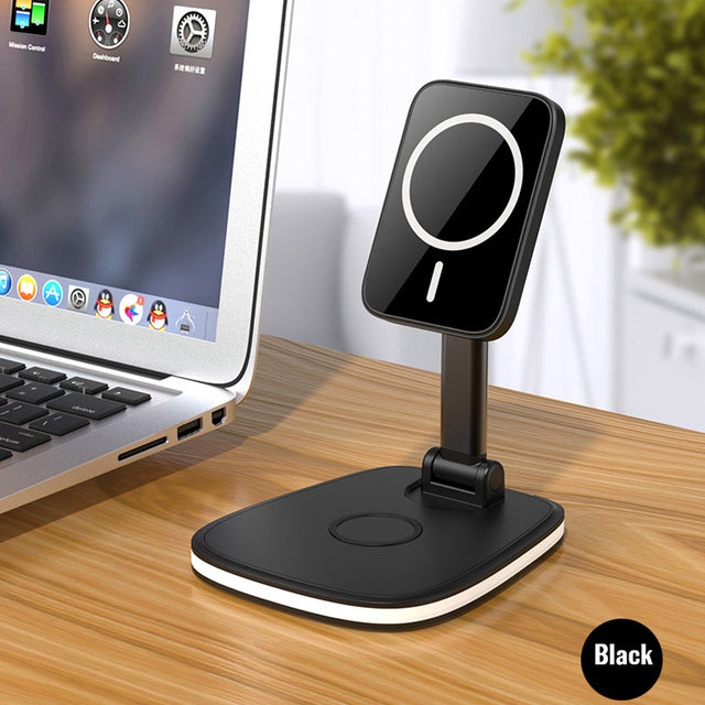 Poshewares™ 3-in-1 Magnetic Folding Wireless Charger