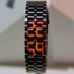 Poshewares™ Digital Lava Wrist Watch