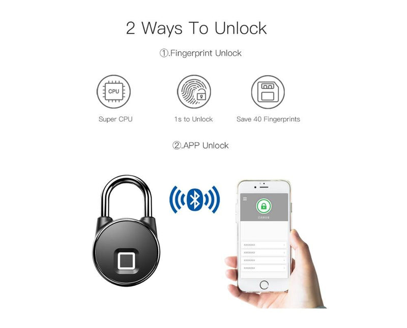 Poshewares™ Smart Padlock